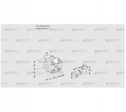 VFC120/25R05-201-PP (88303900) Регулирующий клапан Kromschroder