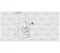 VAD115R/NW-100B (88017090) Газовый клапан с регулятором давления Kromschroder