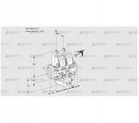 VCH2E25R/40R05NHEVWR/MMPP/MMPP (88105389) Клапан с регулятором расхода Kromschroder