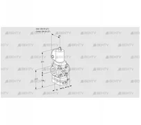 VAH3T50N/NQSLAA (88024355) Клапан с регулятором расхода Kromschroder