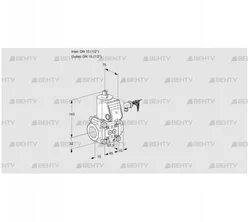 VAS115R/NW (88031039) Газовый клапан Kromschroder