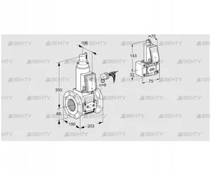 VAS780F05LWE/PP/B- (88206956) Газовый клапан Kromschroder