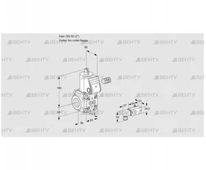 VAS350/-R/NW (88010339) Газовый клапан Kromschroder