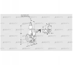 VAS120R/LW (88001579) Газовый клапан Kromschroder