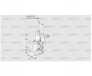 VAS350/-F/NW (88005593) Газовый клапан Kromschroder