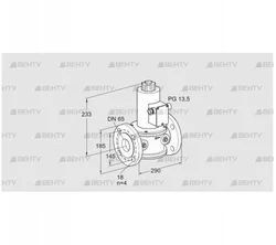 VR 65F01NT33D (85249450) Воздушный электромагнитный клапан Kromschroder