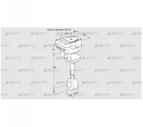 IBHR50Z01A/40A2D (88303679) Дроссельная заслонка Kromschroder