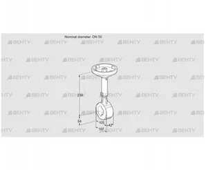 BVH50W01A (88300172) Дроссельная заслонка Kromschroder