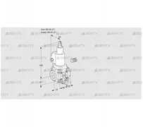 VAS250R/LKGL (88033702) Газовый клапан Kromschroder