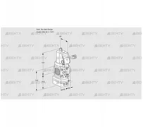 VAD2-/40R/NYGR-100A (88027468) Газовый клапан с регулятором давления Kromschroder