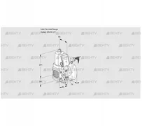 VAS3-/50F/NQGR (88012058) Газовый клапан Kromschroder