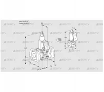 VAS3E50F/50F05LWR/PP/BS (88107706) Газовый клапан Kromschroder