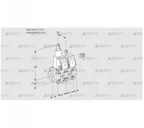 VCS3E65R/65R05LNWR/PPPP/MMMM (88106462) Сдвоенный газовый клапан Kromschroder