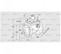 JSAV 50F50/1-0Z (03151137) Предохранительный запорный клапан Kromschroder
