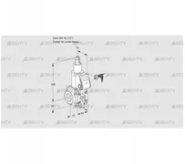 VAS115/-R/LW (88032974) Газовый клапан Kromschroder