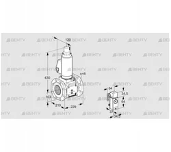 VAS8T100A05LQSLB/3-/4- (88203835) Газовый клапан Kromschroder