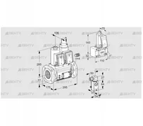 VCS665F05NLWR3E/3-Z-/PPPP (88205101) Сдвоенный газовый клапан Kromschroder