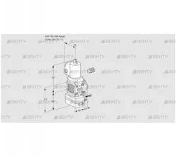 VAG1-/25R/NWGLAE (88013098) Газовый клапан с регулятором соотношения Kromschroder