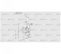 VAD115R/NW-100B (88012741) Газовый клапан с регулятором давления Kromschroder