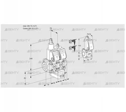 VCG1E15R/15R05LGKWR5/PPPP/PPBS (88107173) Клапан с регулятором соотношения Kromschroder