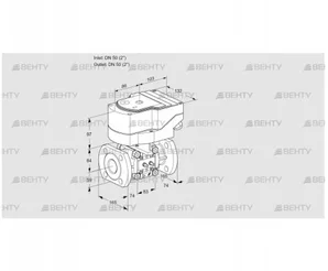 IFC350/50F05-32MMPP/20-60W3TR10 (88303607) Регулирующий клапан с сервоприводом Kromschroder