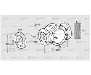 GFK 65F10-6 (81942190) Газовый фильтр Kromschroder