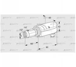 UVS 10D1G1 (84315202) УФ датчик пламени Kromschroder