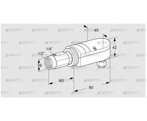 UVS 10D1G1 (84315202) УФ датчик пламени Kromschroder