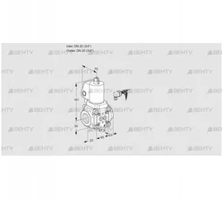 VAN120R/NKSL (88031164) Сбросной газовый клапан Kromschroder