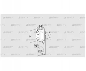 DG 17VC4-5W (84448060) Датчик-реле давления газа Kromschroder