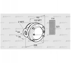 GFK 50TN40-3 (81940500) Газовый фильтр Kromschroder