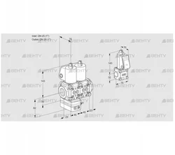 VCD1E25R/25R05D-100NWL/PPZS/PPPP (88100905) Регулятор давления Kromschroder