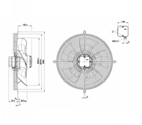 Осевой вентилятор ebmpapst S4D450BO1401