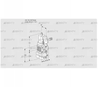 VAV2-/40R/NQSRAK (88014140) Газовый клапан с регулятором соотношения Kromschroder