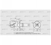 BICA 65HB-50/185-(34)D (84099593) Газовая горелка Kromschroder