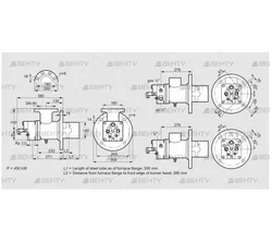 BIO 140KGL-300/285-(69E)E (84099826) Газовая горелка Kromschroder