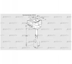 IBH40Z01A/20-30W3TR10 (88302940) Дроссельная заслонка Kromschroder