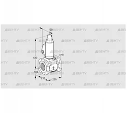 VAS8T100A05LQSLB/PP/PP (88204081) Газовый клапан Kromschroder