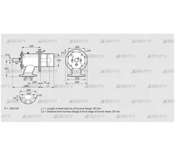 ZIO 200RM-50/35-(22)D (84277112) Газовая горелка Kromschroder