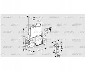 VCS780F05NLWLB/PPPP/P2PP (88207848) Сдвоенный газовый клапан Kromschroder