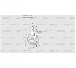 VAN240/32R/NW (88016122) Сбросной газовый клапан Kromschroder