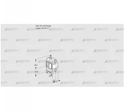 VMV1-/25N05M (88031439) Регулирующая задвижка Kromschroder