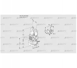 VAG1-/25R/NWAE (88000797) Газовый клапан с регулятором соотношения Kromschroder