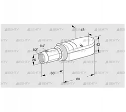 UVS 10D3 (84315207) УФ датчик пламени Kromschroder