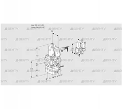 VAG115R/NWBE (88012258) Газовый клапан с регулятором соотношения Kromschroder