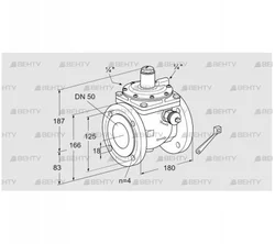 JSAV 50F50/1-0 (03151134) Предохранительный запорный клапан Kromschroder