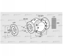 GFK 80TA40-3 (81943600) Газовый фильтр Kromschroder