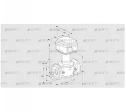 RV 100/NF02W60E (86060910) Регулирующий клапан Kromschroder