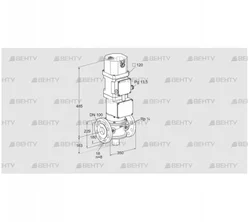 VK 100F10W5XA43DV (85315417) Газовый клапан с приводом Kromschroder