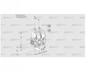 VCD1E20R/20R05FND-100WR3/PPPP/PPPP (88101264) Регулятор давления Kromschroder